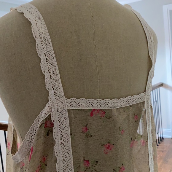 Free People rose and lace tunic S - Picture 4 of 4